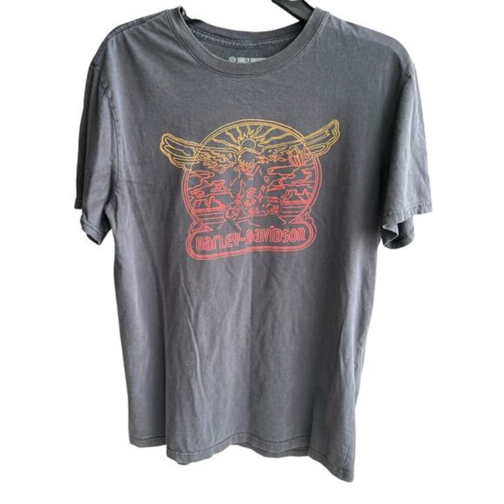 vintage Harley-Davidson black eagle graphic t-shirt sz M